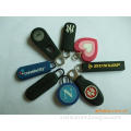 off promotion embossed lettle round shape soft pvc custom made zipper pull